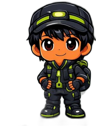 City Runner explorer character